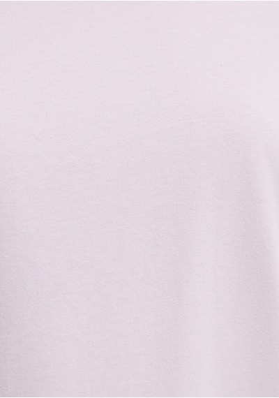 Mavi - Bisiklet Yaka Pembe Basic Tişört 1600955-89200 Pembe