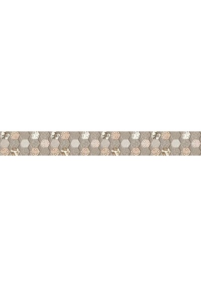 Tezgah Arası Folyo Kaplama Folyosu Altıgen Rustik Desen 60x300 Cm Diğer
