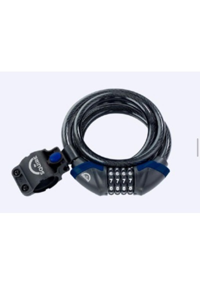 Squıre Zenith Combi Şifreli Kilit 12x1800mm Led Işıklı Siyah