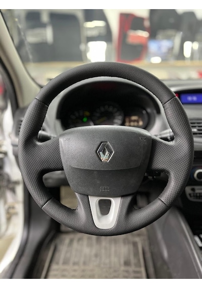 Renault Kangoo 2014-2019 Araca Özel Direksiyon Kılıfı Açıklamımız Siyah