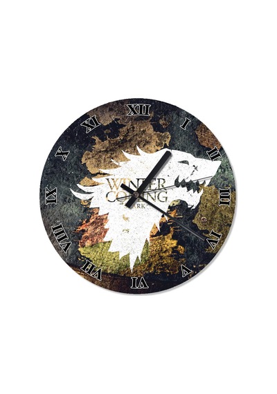 Game Of Thrones Stark Hediyelik Duvar Saati (407732129) Çok Renkli