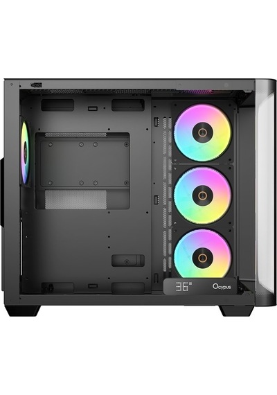 Iota C70 Black Curve Argb Digital Tempered Glass Usb 3.0 850w 80+ Gold Atx 3.1 Gen5 Atx Mid Tower Kasa