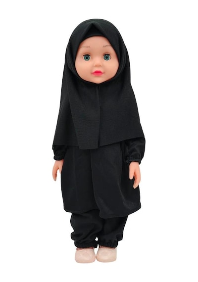 Tesettürlü Meryem Bebek 45 Cm Yumuşak Kumaşlı Karma Renk