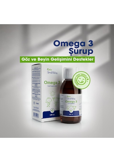 Dr. Ümit Aktaş Omega 3 Şurup Takviyesi 150 ML