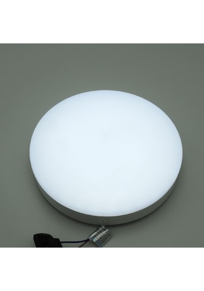 Dış Mekan Yuvarlak Sıva Üstü 20W Led Panel Armatür Trafolu Beyaz