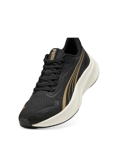 Puma Pounce Lite Unisex Sneaker Siyah - Altın