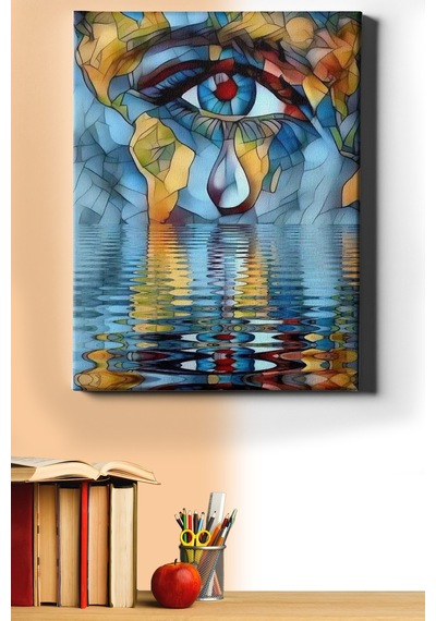 Webstyle Sayılarla Boyama Seti Kasnaklı Gözyaşı 50 X 65 Cm