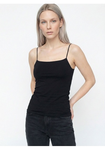 Crop Kadın Top Siyah