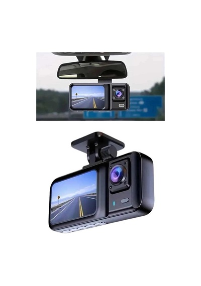 1080p Sürüş Kaydedici 2 İnç Araç Araba Ön İç Arka Dvr Ips Ekran 47421410