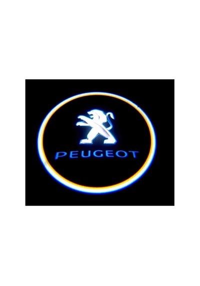 Peugeot Kapı Altı Led Aydınlatma Araç Logolu 4 Kapılık