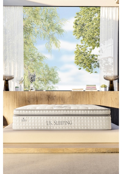 Us. Sleeping Ultra Ortopedik Lateks Throne Orijinal Pedli Torba Yaylı Yatak 33 Cm(±1)