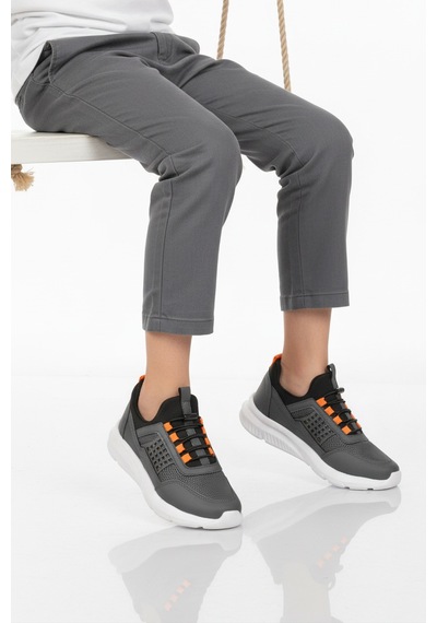 Walkway Motano F Füme-turuncu Unisex Çocuk Spor Ayakkabı