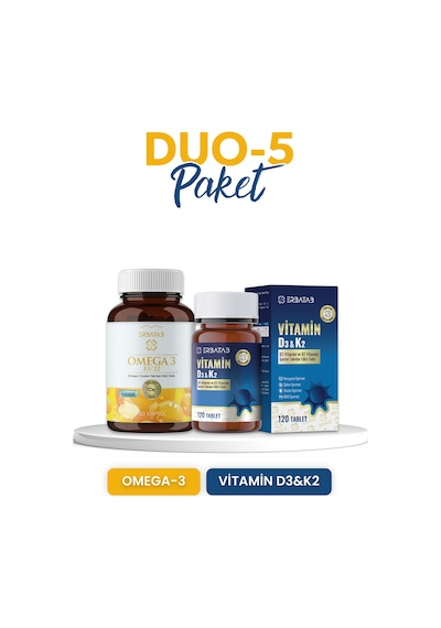 Erbatab Duo Paketi 5 Omega-d3k2 Tablet