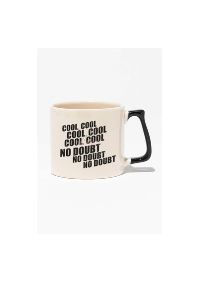 Cool No Doubt Baskılı Jake Peralta Brooklyn 99 Siyah Kulplu Modern Seramik Kupa Siyah