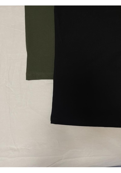 Erkek Slim Fit Dar Kesim Bisiklet Yaka Kısa Kol Pamuklu 2'li Tişört Paketi
