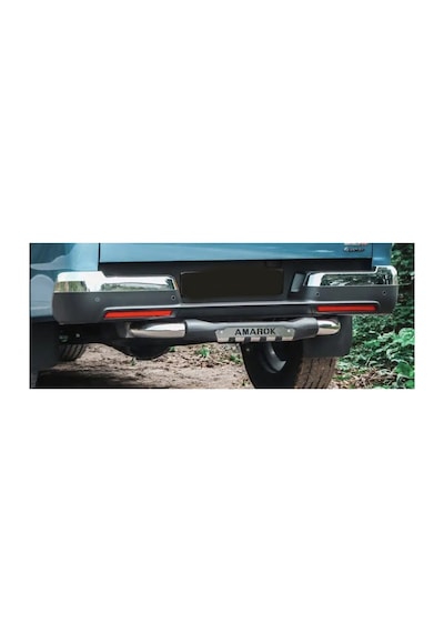 Volkswagen Amarok 2023+ Arka Tampon Koruma Demiri Krom Arka Koruma Barı Demir