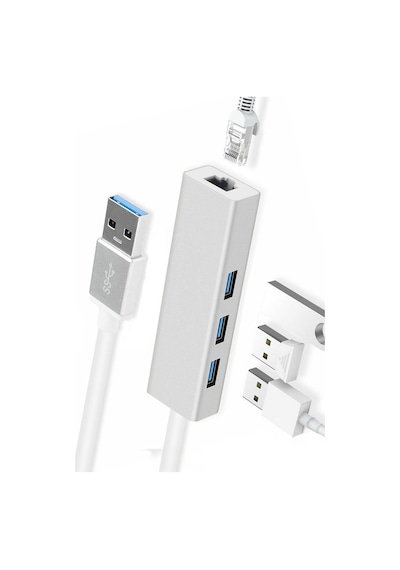 Usb Ethernet Dönüştürücü Çevirici Çoğaltıcı Usb Çoğaltıcı Cihazı Rj-45 Dönüştürücü Aparat