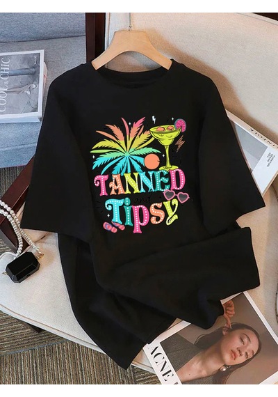Noıssey Urban Pop Graphic Kadın Tişört Koleksiyonukod 5313 Siyah