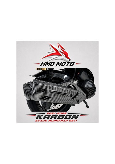 Pcx 2021-2025 Model Egzoz Karbon Kapak Set