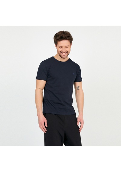 Slazenger SANDER KTN Erkek  Lacivert Tişört