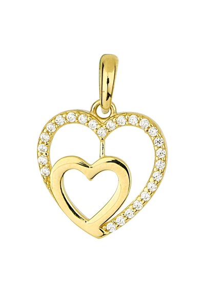 Goldkupe 14 Ayar Altın Kalp Kolye Ucu 0,94 Gr-3405