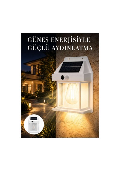 Sensörlü Solar Led Dış Duvar Aydınlatma Yeni Nesil Diğer Diğer