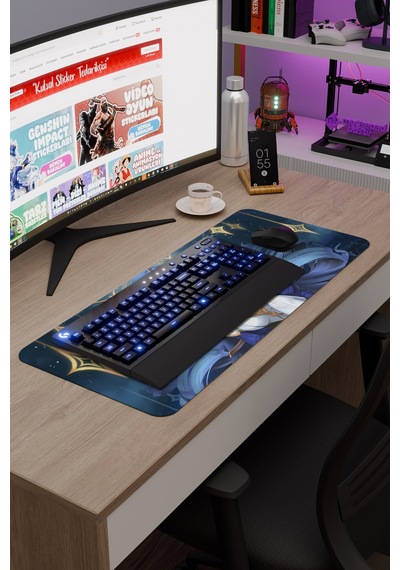 Layla Genshin Impact Anime Oyuncu V4 - 70x30 Xl Gaming Mouse Pad Fare Altlığı