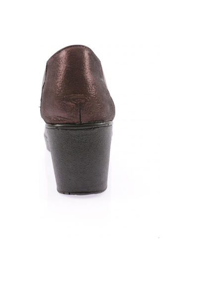 Dgn 651-22k Kadin Dolgu Taban Comfort Ayakkabi Kahverengi