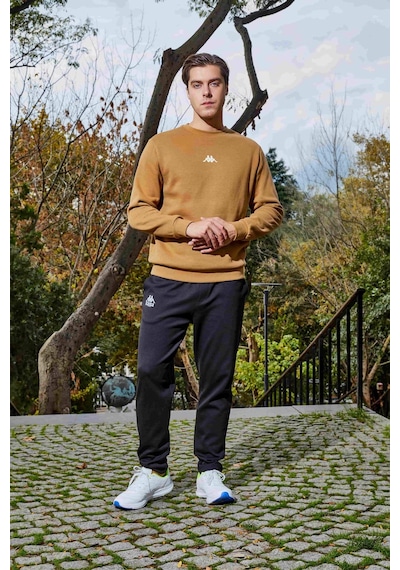 Kappa Antonio Erkek Bej Regular Sweatshirt