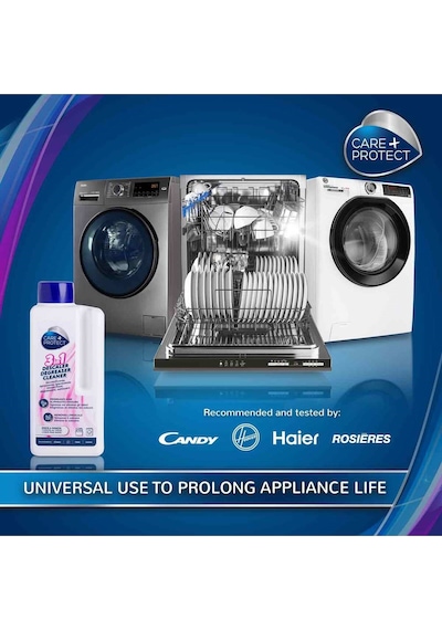 Care+protect 3-1 Temizleyici-bulaşık Ve Çamaşır Makineleri Yağ Giderici, Kireç Çözücü Hijyen İçin