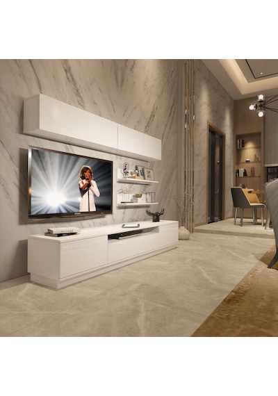 Decoraktiv Trendstyle 5s Mdf Tv Ünitesi Tv Sehpası Beyaz