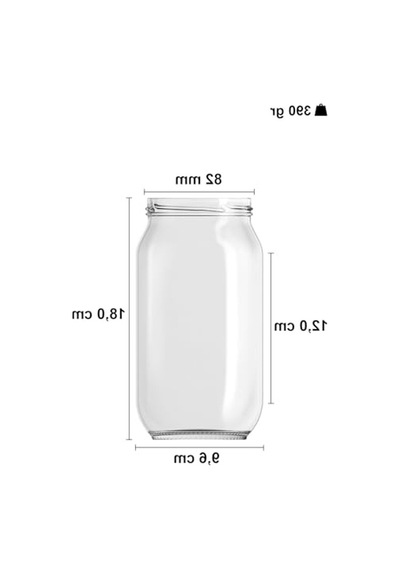 1000 Ml Kapasiteli Şeffaf Cam Kavanoz, 6'lı Set, Metal Kapaklı 2.8 L