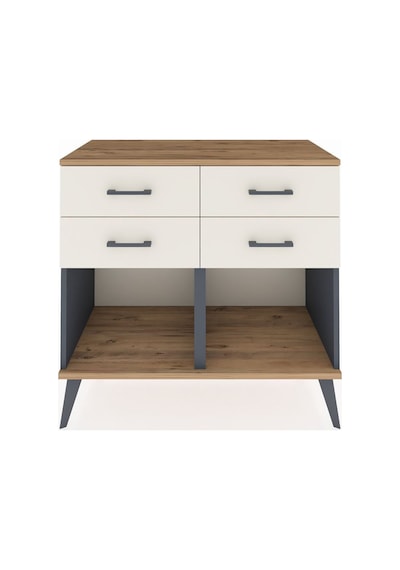Hyperion Şifonyer 4 Çekmeceli 88x44x80 Antrasit-çam/aytaşı Çam/aytaşı Hyperion Şifonyer 4 Çekmeceli 88x44x80 Antrasit-çam/aytaşı Çam/aytaşı