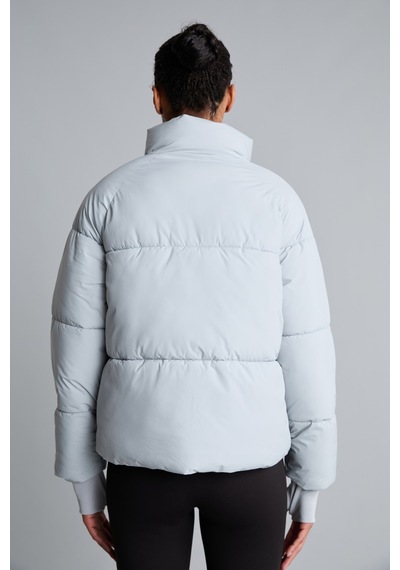 Defacto Rüzgar Geçirmez Su İtici Regular Fit Dik Yaka Reglan Kol Kışlık Şişme Mont A1550ax26augr486 Gri-gr486