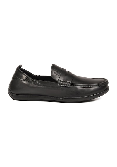 Voyager Erkek Hakiki Deri Loafer Mokasen Ayakkabı Hafızalı Taban Hafif Smart Casual Siyah M420 M