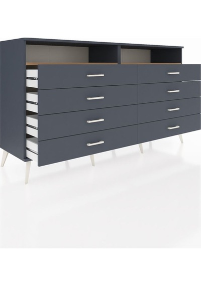 Hyperion Konsol 2 Raflı 8 Çekmeceli 176x44x99 Antrasit-çam/antra Antrasit-çam/antrasit Hyperion Konsol 2 Raflı 8 Çekmeceli 176x44x99 Antrasit-çam/antra Antrasit-çam/antrasit