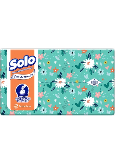 Solo Çek-Al Mendil 4 x 150'li