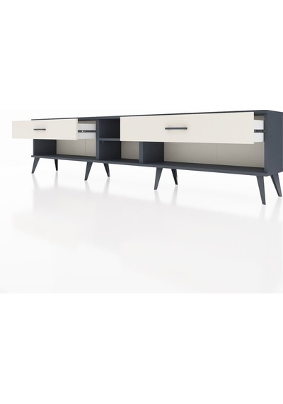 Arges Tv Ünitesi Tek Raflı 2 Çekmeceli 220x30x51 Antrasit-antrasit/aytaşı Antrasıt/aytası - Antrasıt Arges Tv Ünitesi Tek Raflı 2 Çekmeceli 220x30x51 Antrasit-antrasit/aytaşı Antrasıt/aytası - Antrasıt