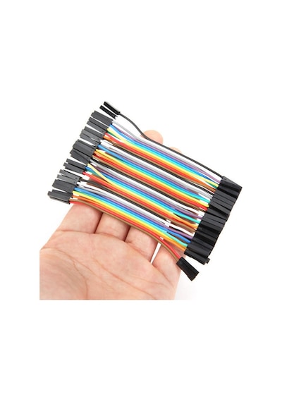 Robizstore-10Cm 40 Pin Dişi Dişi Dupont Kablo Breadboard Jumper Ayrılabilir