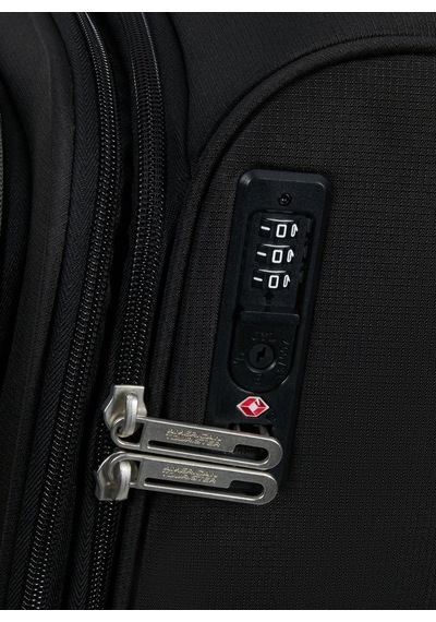 American Tourister Cloudrıder-spınner S Exp Tsa Siyah Çekçekli Kumaş Valiz