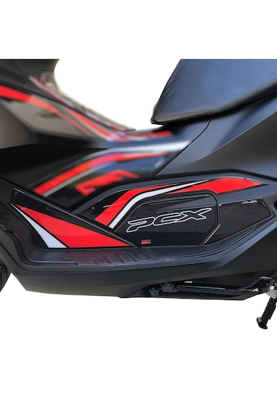 GP Kompozit  Honda PCX 125 2021-2024 Uyumlu Yan Alt Ayak Pad Gri