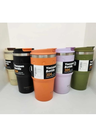 Shotay Termos Bardak Seyahat Ve Outdoor 650 ML Turuncu