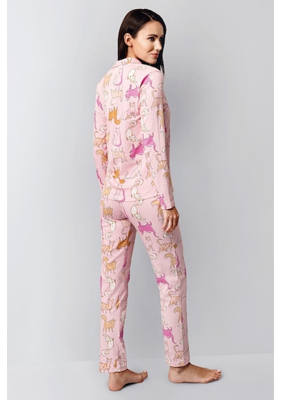 Rolypoly Kadın Pembe Gömlek Pijama Rp3711-s-v2 Pembe