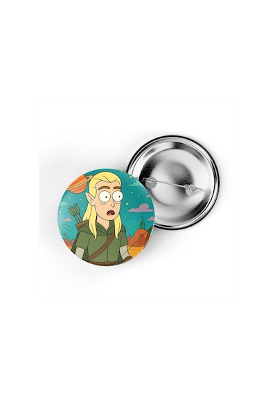 Legolas - 44 Mm İğneli Çanta Rozeti - 5 Adet Diğer