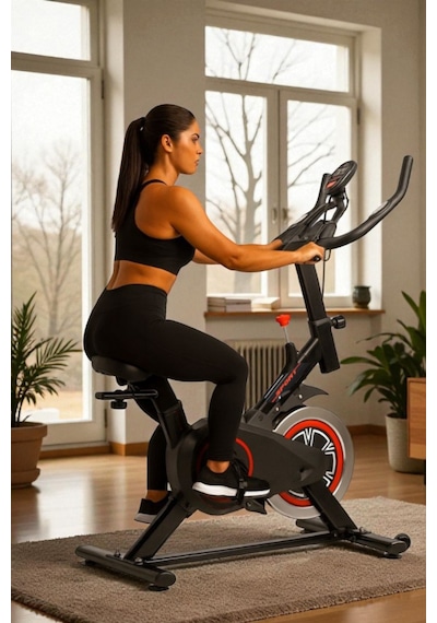 Xv15 Esential Profesyonel Spinning Bike Kondisyon Bisikleti Ve Kondisyon Aleti Siyah