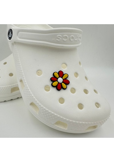 Crocs Terlik Süsü Ve Aksesuarı , Çanta Süsü Jibbitz 3d Renkli Papatya 07 Logo Aksesuar Sarı-kırmızı-beyaz-siyah Crocs Terlik Süsü Ve Aksesuarı , Çanta Süsü Jibbitz 3d Renkli Papatya 07 Logo Aksesuar Sarı-kırmızı-beyaz-siyah