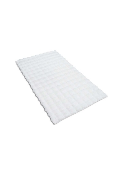 Yıkanabilir Yumuşak Bubble Peluş Post Shaggy Çocuk Odası Oturma Odası Salon Mutfak Halısı Molecule Beyaz