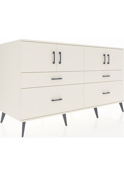 Kronos Konsol 2 Raflı 4 Çekmeceli 4 Kapaklı 176x59x99 Aytaşı-ayta Aytaşı-aytaşı