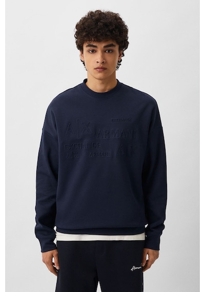 Armani Exchange Armani Bisiklet Yaka Sweat Lacivert