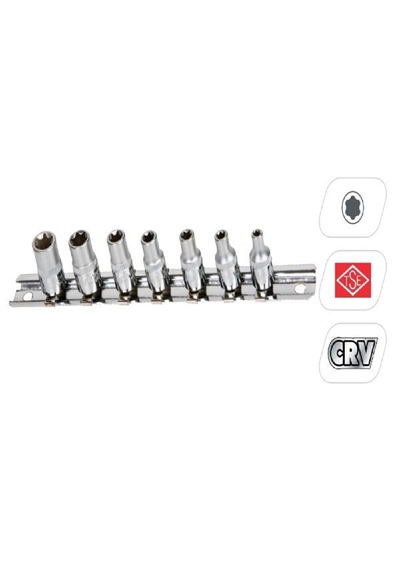 Rico 1/4 E Lokma Takımı Allen Torx Bits Seti 22 Parça